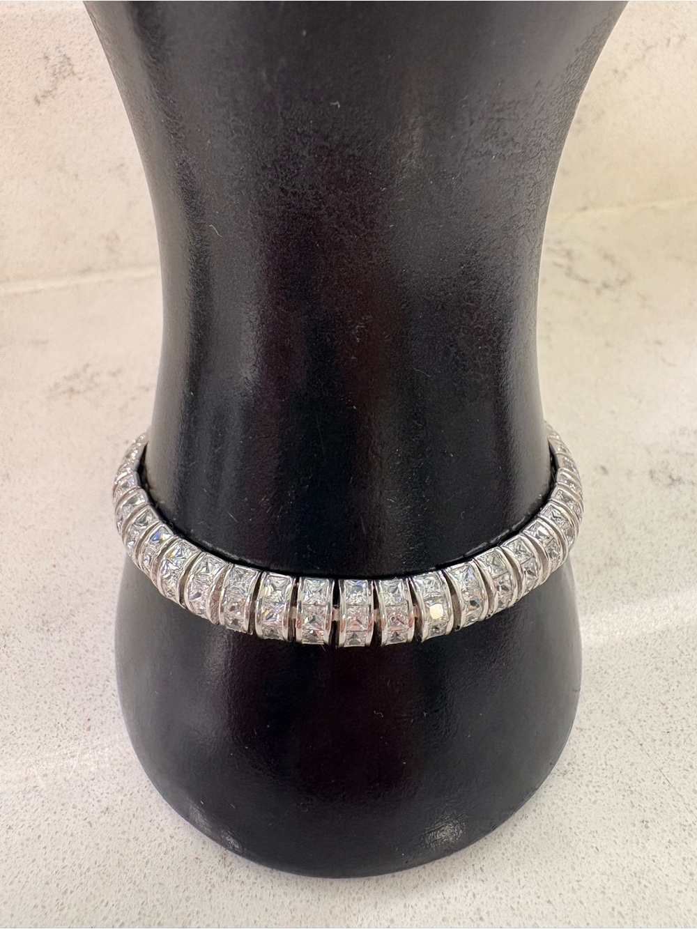 Cubic Zirconia Tennis Bracelet with Clear Stones